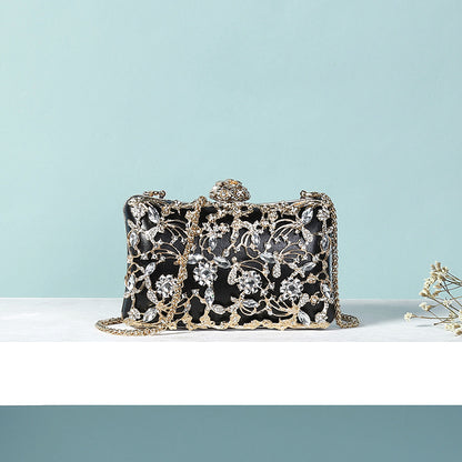 Bags for Women 2023 New Diamond-Encrusted Banquet Bags European and American Fashion Dinner Party Handbags Women's Clutch Bags 