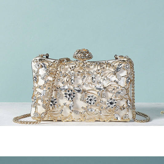 Bags for Women 2023 New Diamond-Encrusted Banquet Bags European and American Fashion Dinner Party Handbags Women's Clutch Bags 