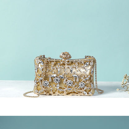 Bags for Women 2023 New Diamond-Encrusted Banquet Bags European and American Fashion Dinner Party Handbags Women's Clutch Bags 