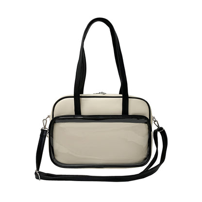 Square Fashion Tote Bag Women 2023 New Soft Leather Large Capacity Shoulder Messenger Bag College Student Ruiying Handbag 