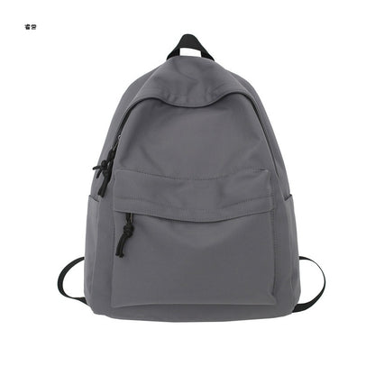 New style student backpack female Korean fashion college style school bag casual large capacity couple backpack one piece drop shipping