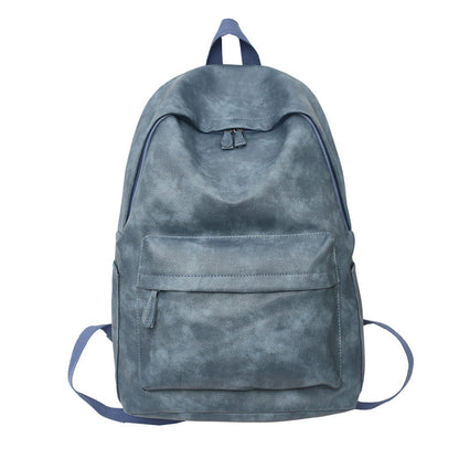 Simple trendy brand large capacity dark style backpack 2023 new men's street workwear college student bag backpack 