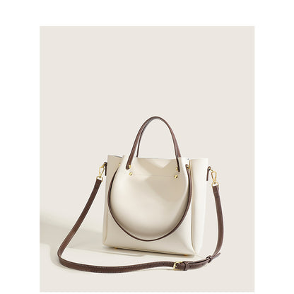 Women's Bags 2023 New Trendy Large Capacity Bucket Bag Women's Shoulder Crossbody Bag Fashionable and Versatile Contrast Color Handbag