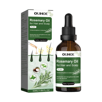 OUHOE hair care rosemary oil solid hair anti-hair loss hair care hair care strong nourishing hair hair care essential oil 