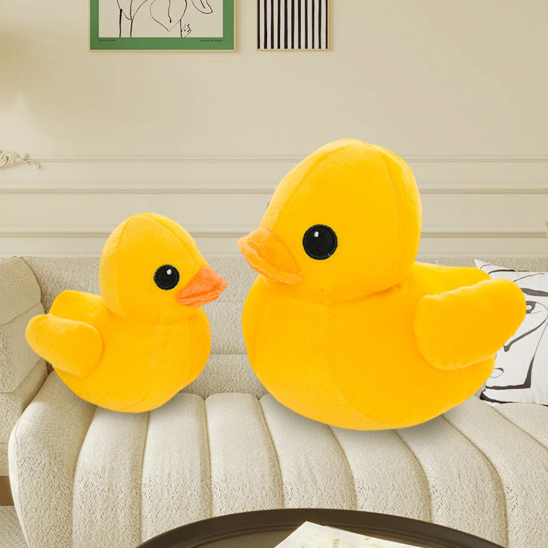 Big yellow duck stuffed animal deals