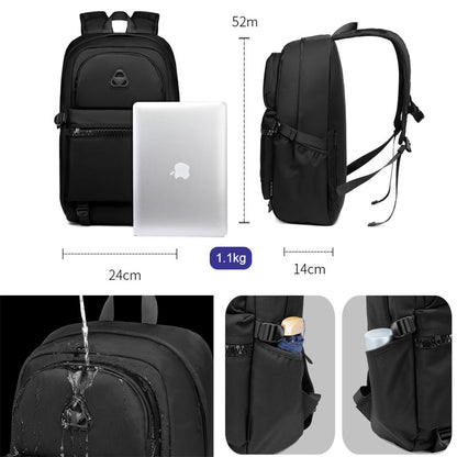 ozuko new student school bag casual men's computer bag 15.6 inch women's multi-function backpack backpack 