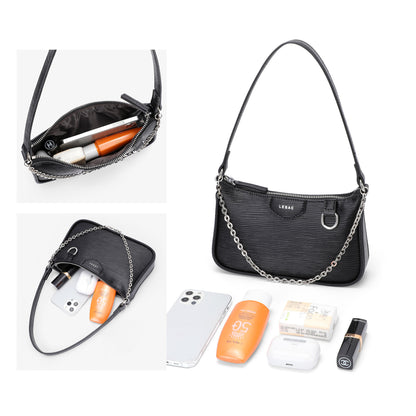 Weichen shoulder bag women's ins versatile high-end pu leather chain crossbody bag large capacity waterproof women's armpit bag