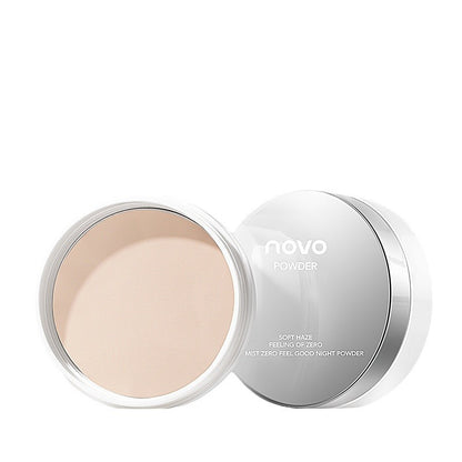 NOVO soft mist zero-sense good night honey powder cake makeup powder setting powder oil-controlling long-lasting loose powder light and delicate concealer 