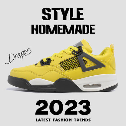 2023新款老爹鞋ins百搭情侣运动厚底增高复古休闲鞋小众自制板鞋