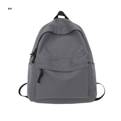 New style student backpack female Korean fashion college style school bag casual large capacity couple backpack one piece drop shipping