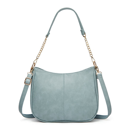 Source manufacturer spot 2023 new women's bag simple fashion shoulder bag European and American trendy ladies crossbody bag bag 