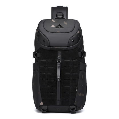 Ozuko အမျိုးသားရင်ဘတ်အိတ် အားကစား ရေစိုခံ Crossbody အိတ် အမျိုးသားများရဲ့ နည်းဗျူဟာ ဘက်စုံသုံး အိတ် အမျိုးသား Crossbody အဆင့်မြင့်အိတ် 