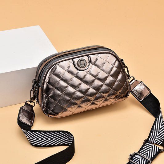 Bag wholesale women's bag dropshipping women's crossbody bag mobile phone bag coin purse bright leather brushed women's bag shoulder bag 