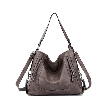 Cross-border new 2023 women's bag trendy fashion large-capacity tote bag handbag one-shoulder cross-body European and American retro large bag