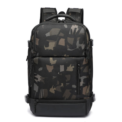 Ozuko Sports Backpack Men's Business Travel Laptop Backpack Outdoor Waterproof Men's Backpack 