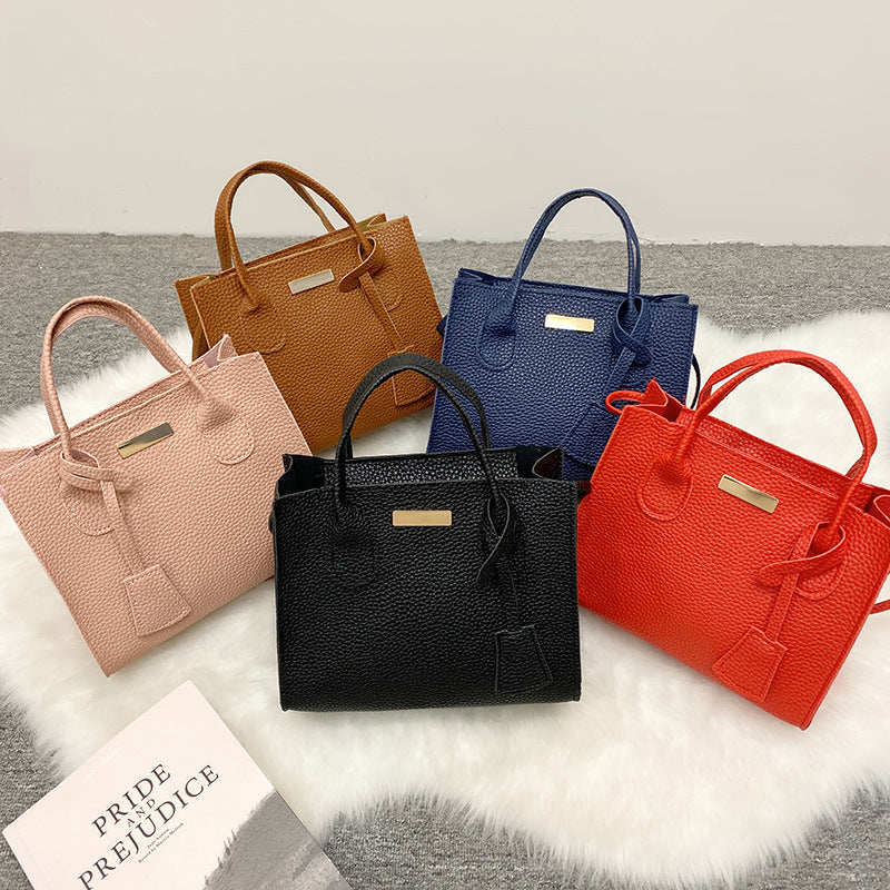 外贸女士手提包2021ladies hand bags手机包化妆包荔枝纹小购物袋
