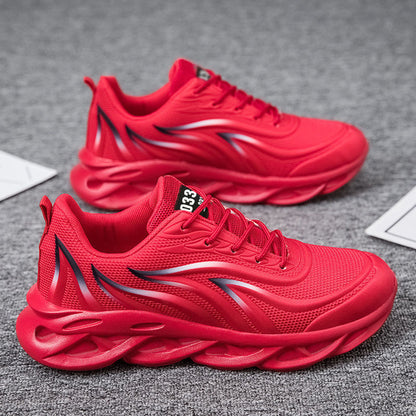 2023 new men's shoes cross-border blade thick-soled running shoes men's fashion Korean version of daddy shoes sports casual shoes 