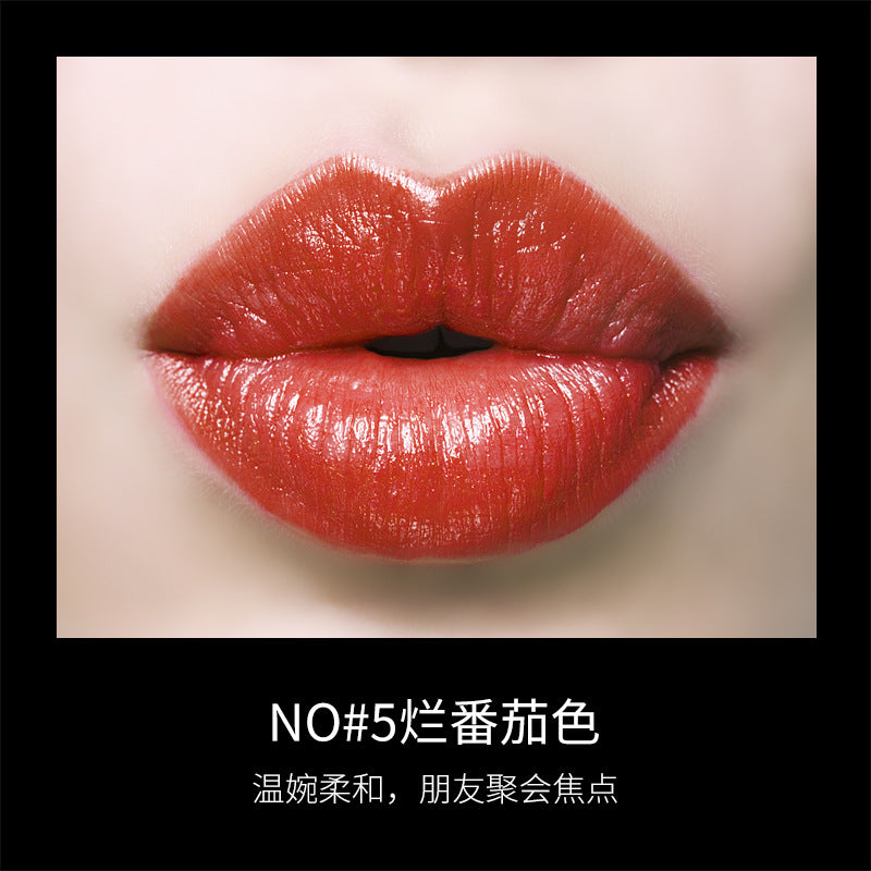Beautiful image, colorful silky lipstick, gentle and moisturizing, delicate and lip-protecting, elegant and charming lipstick 