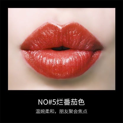 Beautiful image, colorful silky lipstick, gentle and moisturizing, delicate and lip-protecting, elegant and charming lipstick 