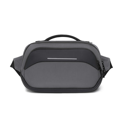 Ozuko new men's waist bag wholesale camouflage waterproof crossbody bag large capacity business men's crossbody chest bag