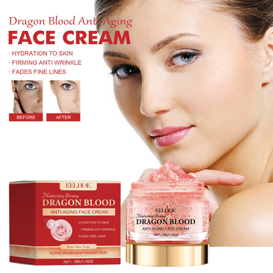EELHOE Dragon Blood Moisturizing Cream fades fine lines, tenderizes pores, moisturizes, brightens and tightens skin 
