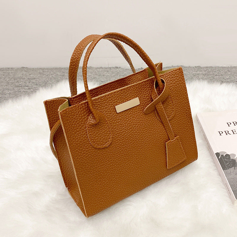 外贸女士手提包2021ladies hand bags手机包化妆包荔枝纹小购物袋