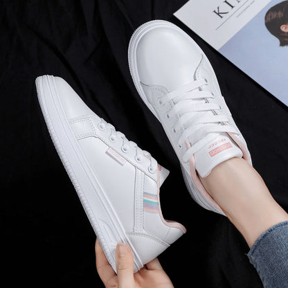 2023 spring new women's shoes trendy all-match casual low-top student breathable Korean board shoes sports white shoes women