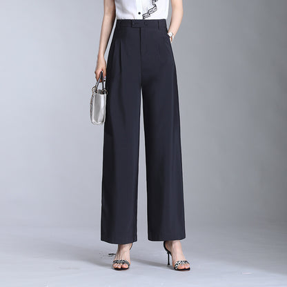 【G3661】Women's trousers with drape feeling 