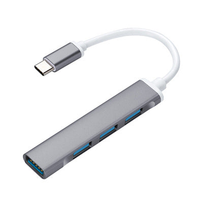 Type-C一拖四USB3.0拓展坞转接线头MAC book手机四合一转换器OTG