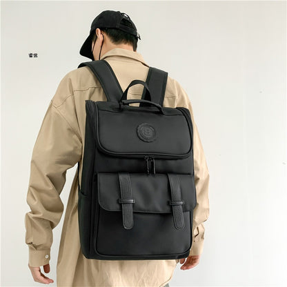 School bag Ruiying middle school trendy brand backpack men's fashion trend junior high school student high school casual large-capacity travel backpack 
