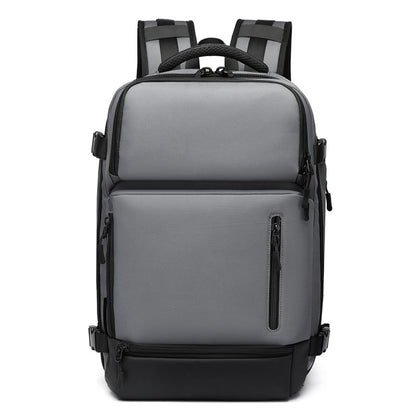 Ozuko Sports Backpack Men's Business Travel Laptop Backpack Outdoor Waterproof Men's Backpack 