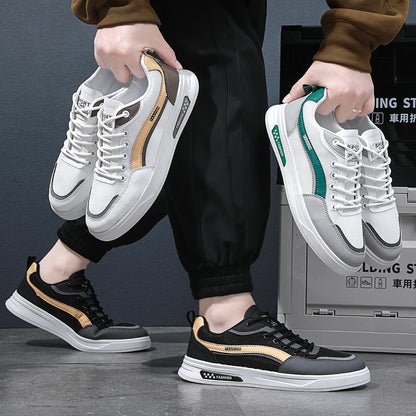 Men's shoes 2023 new summer all-match casual running sneakers men's high-end melting thick-soled daddy trendy shoes