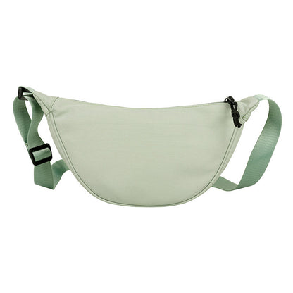 Nylon dumpling bag for women 2021 new trendy Korean version fashionable simple shoulder bag Internet celebrity large capacity crossbody waist bag 