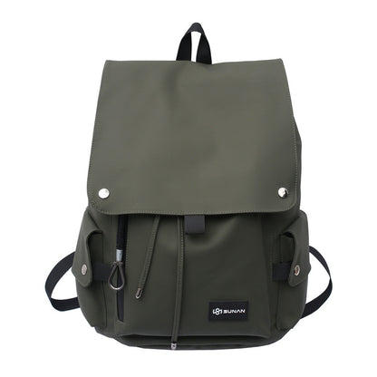 Trendy men's and women's backpacks wholesale water-repellent motorcycle large capacity large cover student school bag new backpack 