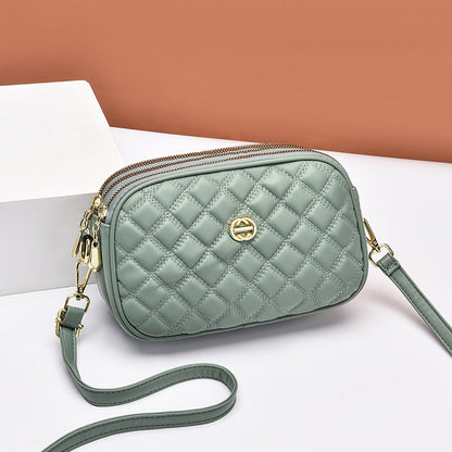Factory direct sales bags for women 2022 new textured crossbody bag soft leather high elastic fashion versatile shoulder bag mobile phone bag 