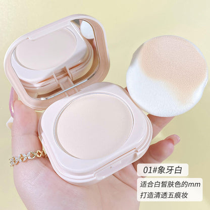 Domestic NOVO setting honey powder cake silky matte concealer makeup oil control waterproof non-removing makeup dry and wet foundation