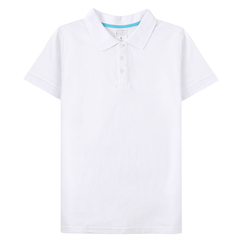 2024新款男装宽松翻领短袖男式t恤POLO衫夏季广告衫团体服半袖