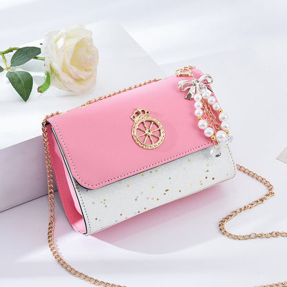 Women's bag wholesale spring and summer new Korean style versatile crossbody bag shoulder fashion chain bag mobile phone bag coin purse 