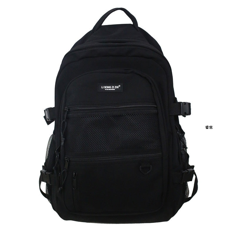 Japanese cool retro workwear backpack Korean version Harajuku ulzzang high school male college student school bag female backpack 