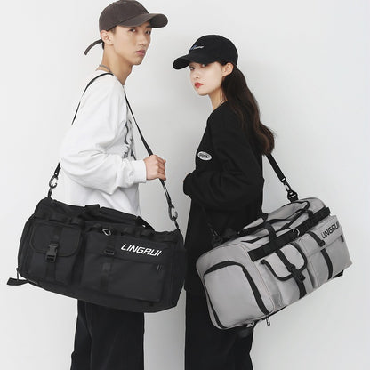 Multi-purpose shoulder crossbody bag portable large capacity lightweight travel bag backpack duffel bag sports fitness bag 
