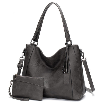 2023 New Foreign Trade Women's Bags Handbags Casual Simple Women's Hand-held Single Shoulder PU Crossbody Bag One Piece Dropshipping 