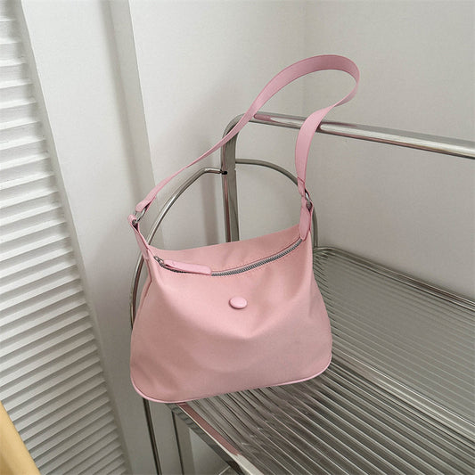 Internet celebrity popular small square bag for women 2023 spring Oxford cloth shoulder bag new trendy fashion versatile crossbody bag