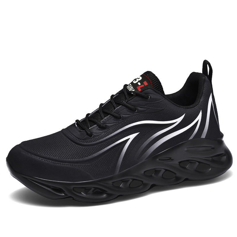 2023 new men's shoes cross-border blade thick-soled running shoes men's fashion Korean version of daddy shoes sports casual shoes 