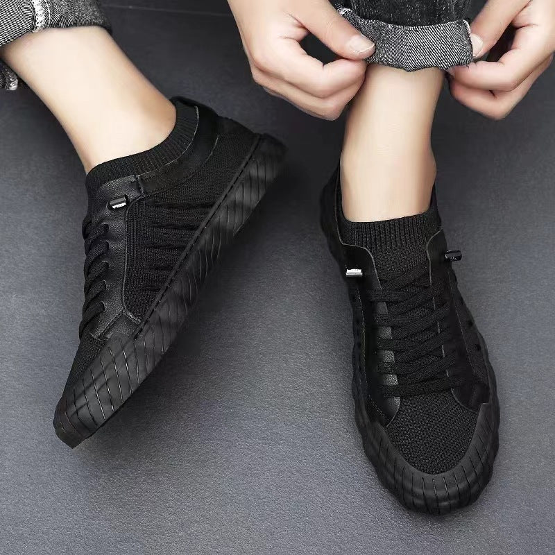 Net shoes men's summer men's mesh hollow casual sports lightweight mesh deodorant autumn slip-on men's shoes summer