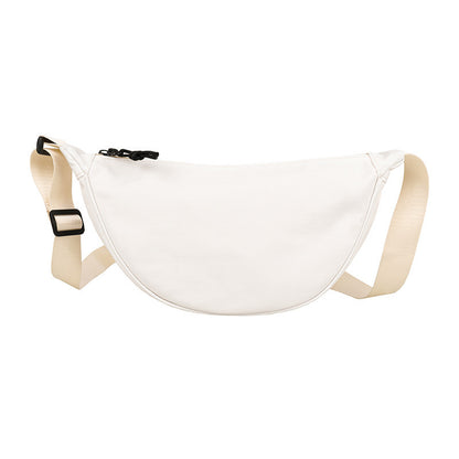 Nylon dumpling bag for women 2021 new trendy Korean version fashionable simple shoulder bag Internet celebrity large capacity crossbody waist bag 