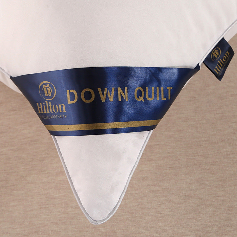 Hilton feather velvet five-star hotel pillow core household cervical pillow single hotel health care neck pillow wholesale 