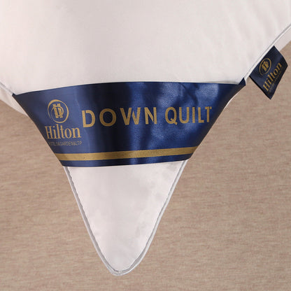 Hilton feather velvet five-star hotel pillow core household cervical pillow single hotel health care neck pillow wholesale 