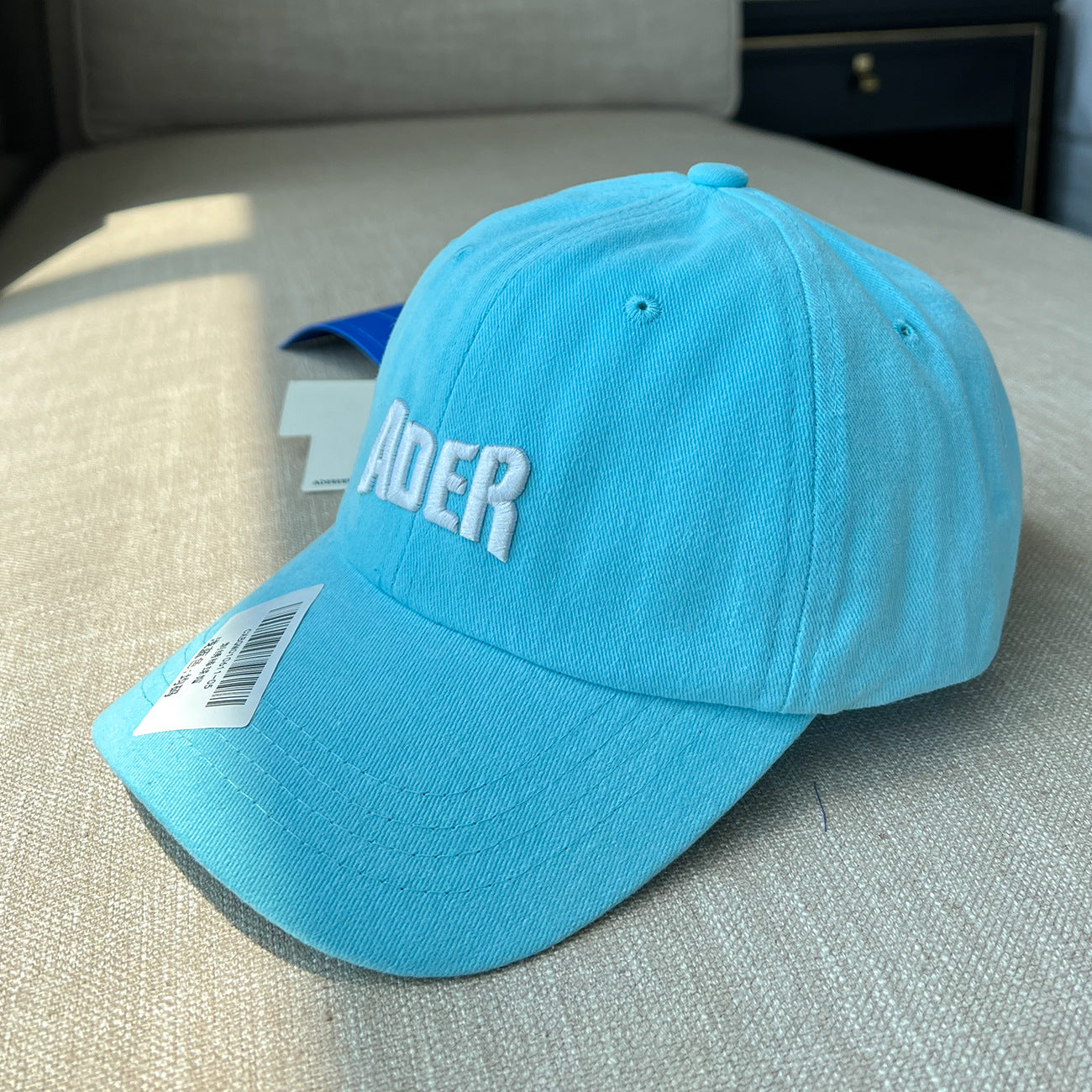 ADER 夏季新款棒球帽 多色圆顶字母刺绣 四季通用