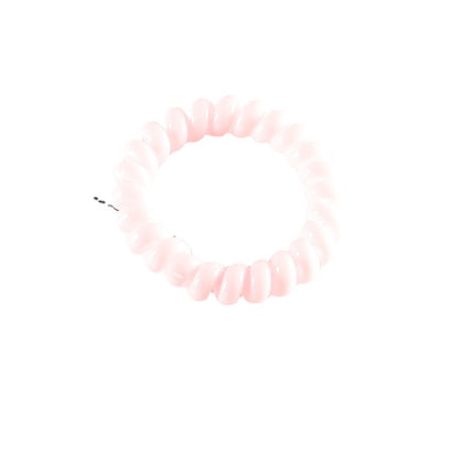 Korean version of the telephone cord hair circle women's hair rope solid color bright surface simple rubber band hair accessories net red head rope wholesale 