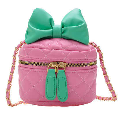Diamond children's bag, high-end parent-child handbag, fashionable and personalized girl's cross-body bag, small fragrant sequined backpack 